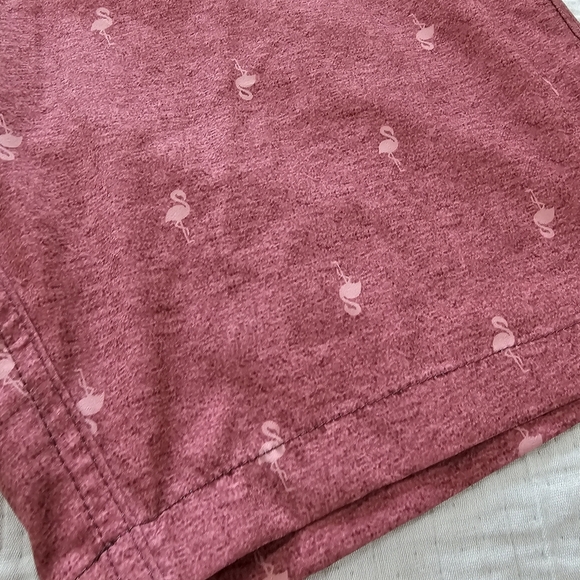 Mens Multi-Functional Beach Shorts Flamingo Chambray Size 30 NWTS - Picture 4 of 10